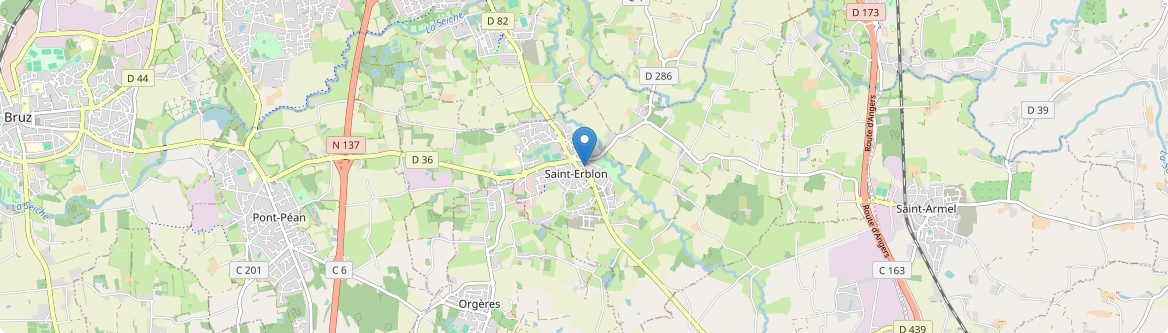Saint-Erblon - Carte