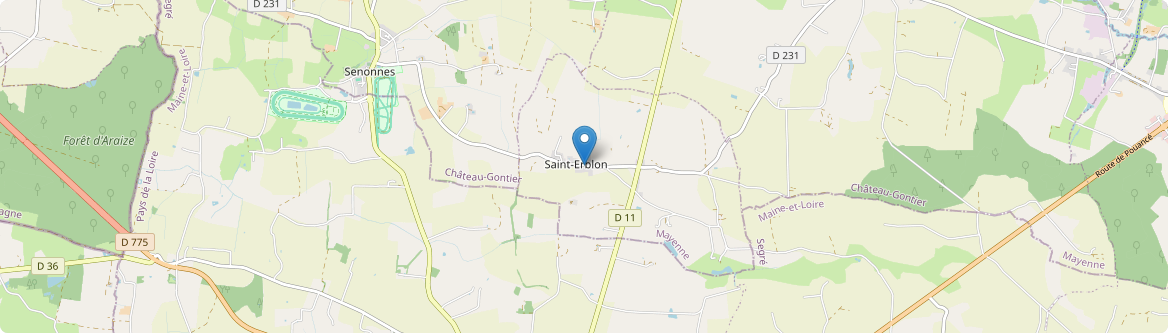 Saint-Erblon - Carte