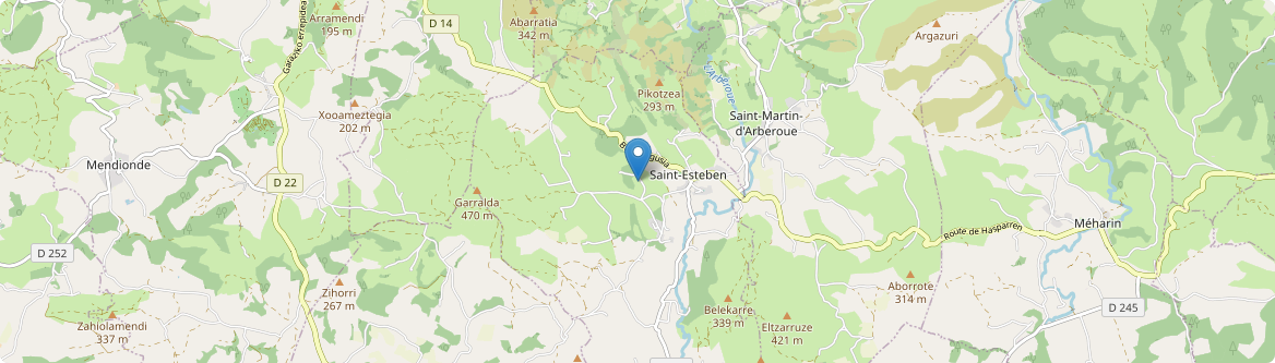 Saint-Esteben - Carte