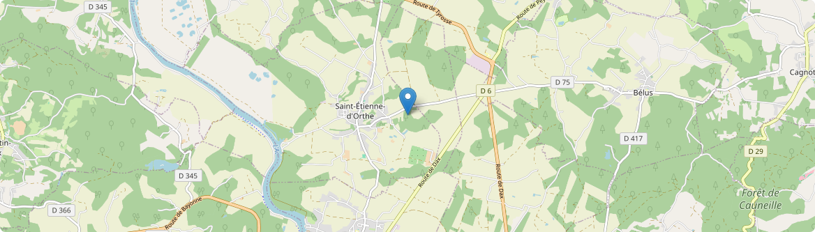 Saint-Étienne-d'Orthe - Carte