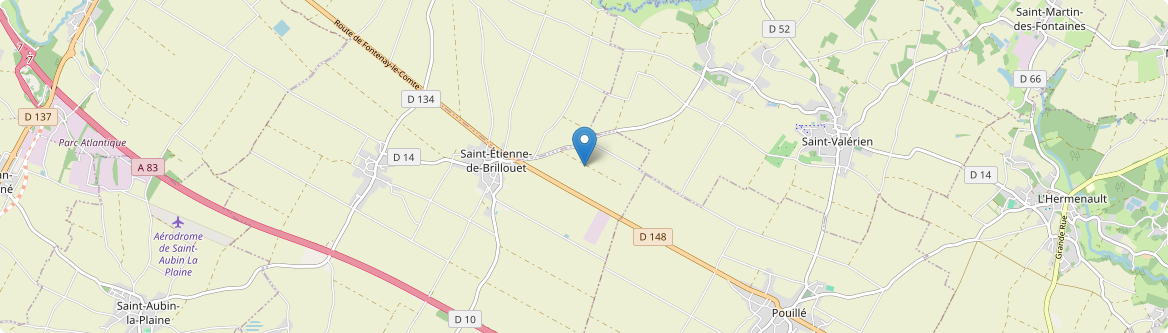 Saint-Étienne-de-Brillouet - Carte