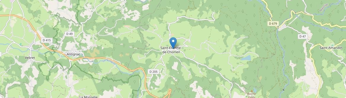 Saint-Étienne-de-Chomeil - Carte