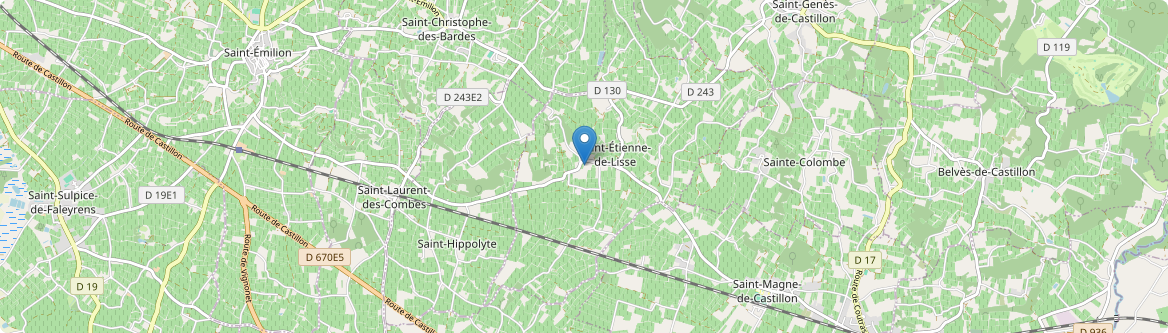 Saint-Étienne-de-Lisse - Carte