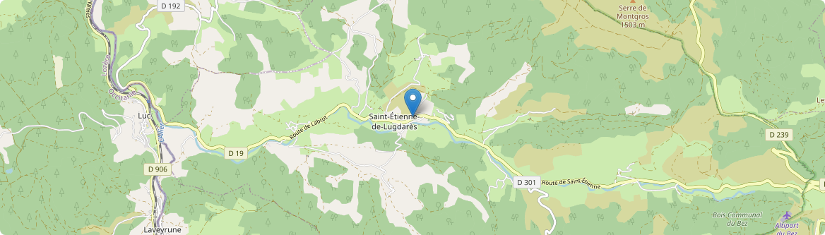 Saint-Étienne-de-Lugdarès - Carte