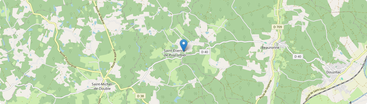 Saint-Étienne-de-Puycorbier - Carte