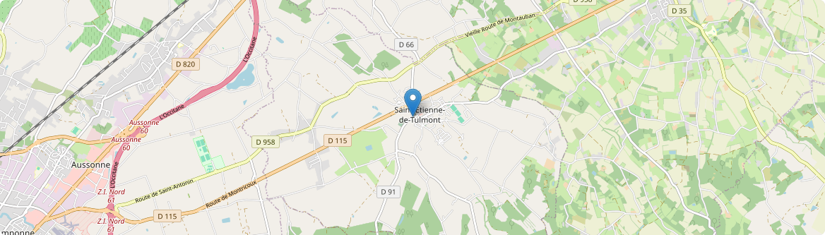 Saint-Étienne-de-Tulmont - Carte