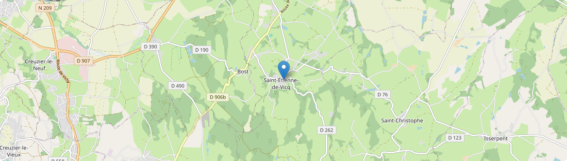 Saint-Étienne-de-Vicq - Carte