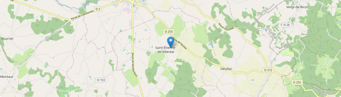 Saint-Étienne-de-Villeréal - Carte