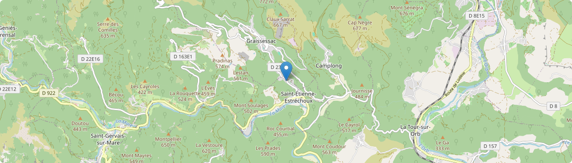 Saint-Étienne-Estréchoux - Carte