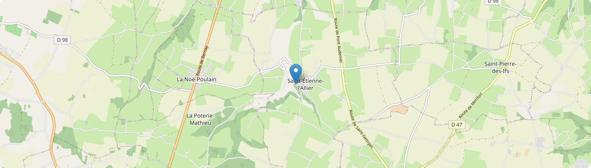 Saint-Étienne-l'Allier - Carte