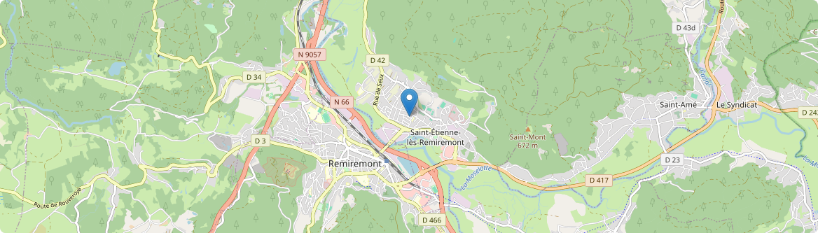 Saint-Étienne-lès-Remiremont - Carte