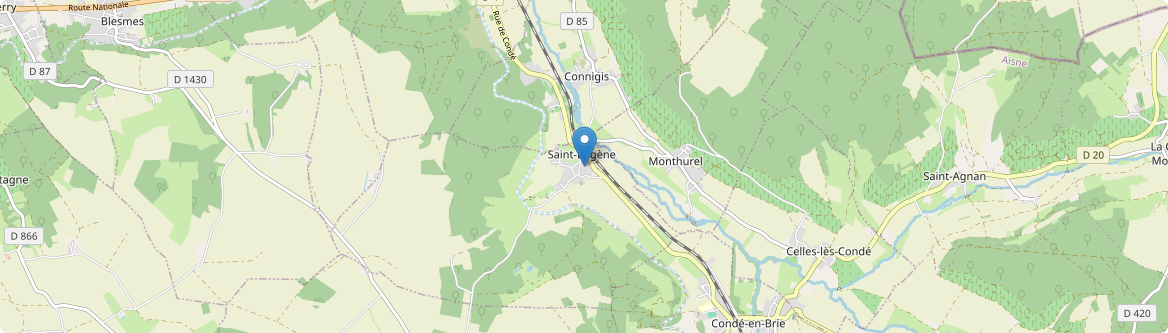 Saint-Eugène - Carte