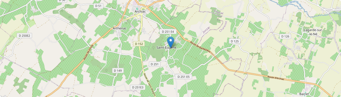 Saint-Eugène - Carte