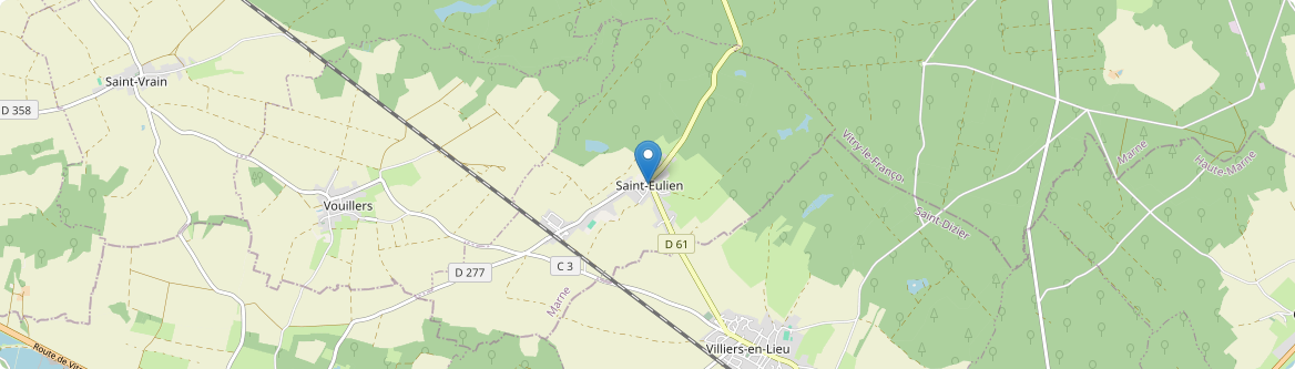 Saint-Eulien - Carte