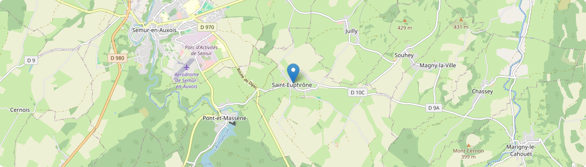 Saint-Euphrône - Carte