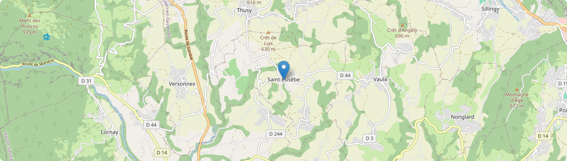 Saint-Eusèbe - Carte