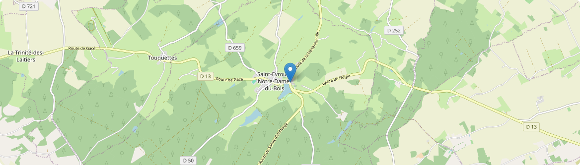 Saint-Evroult-Notre-Dame-du-Bois - Carte