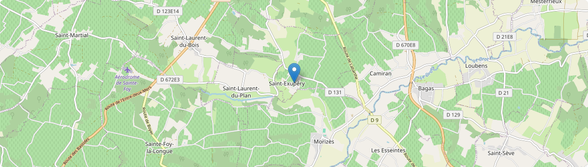 Saint-Exupéry - Carte