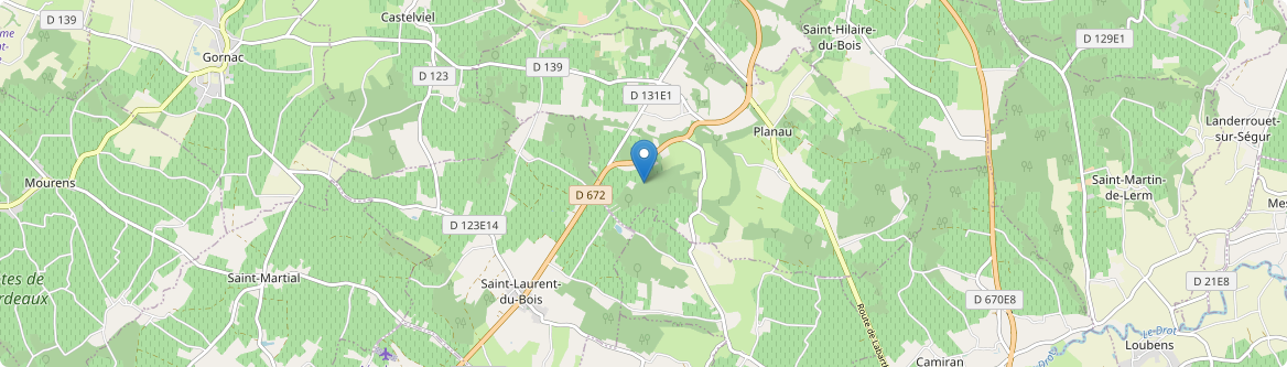 Saint-Félix-de-Foncaude - Carte
