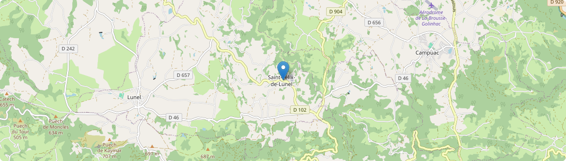 Saint-Félix-de-Lunel - Carte