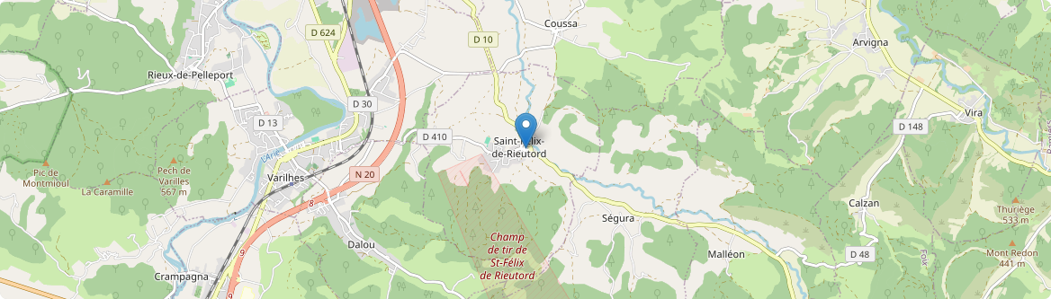 Saint-Félix-de-Rieutord - Carte