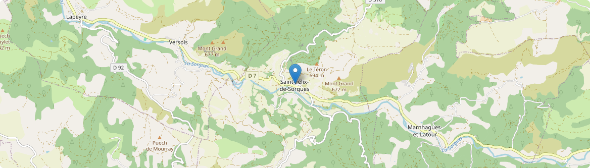 Saint-Félix-de-Sorgues - Carte