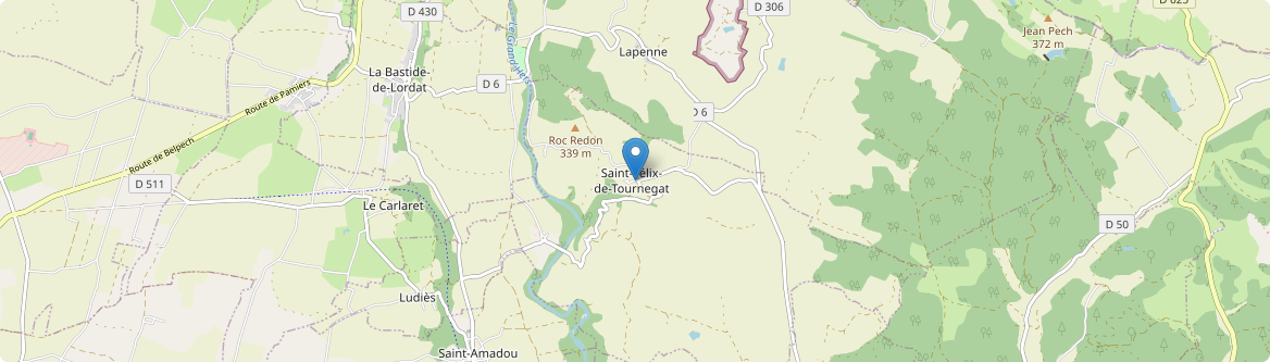 Saint-Félix-de-Tournegat - Carte