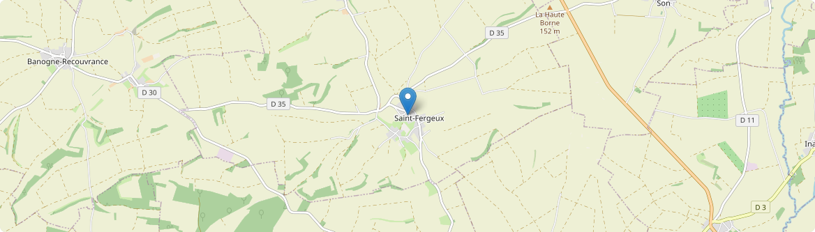 Saint-Fergeux - Carte