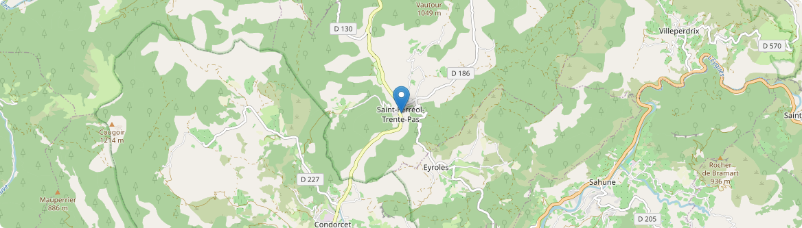 Saint-Ferréol-Trente-Pas - Carte
