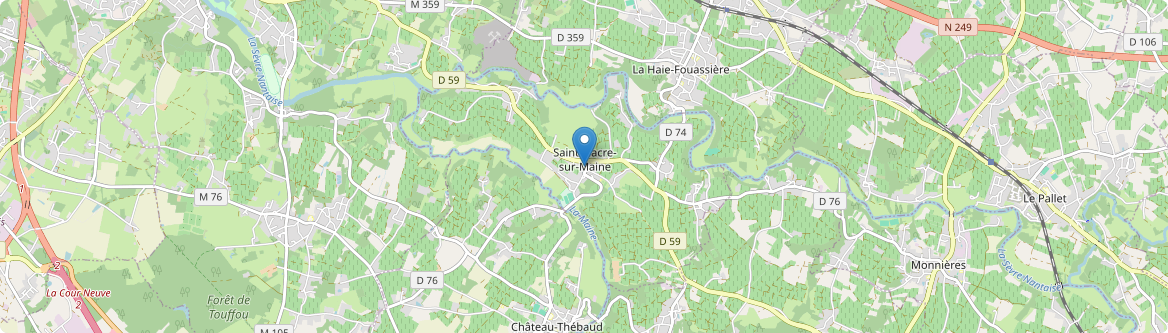 Saint-Fiacre-sur-Maine - Carte