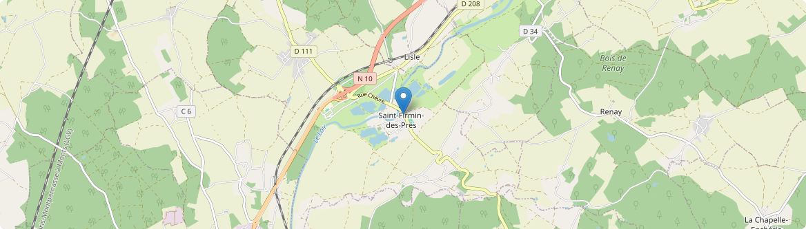 Saint-Firmin-des-Prés - Carte