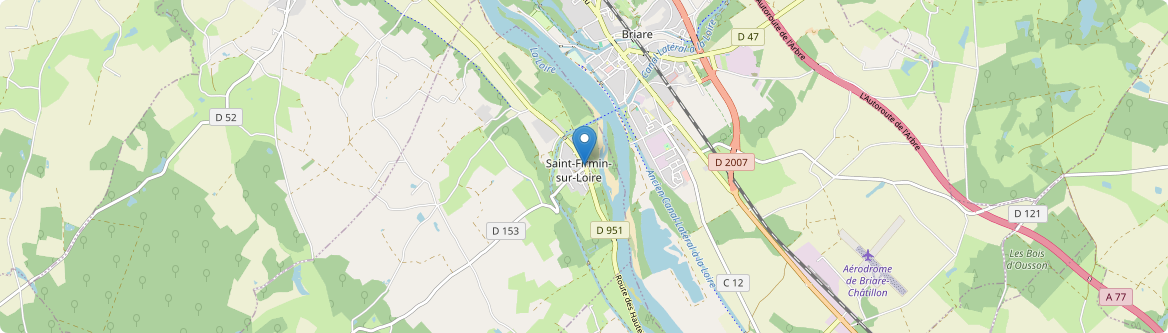 Saint-Firmin-sur-Loire - Carte