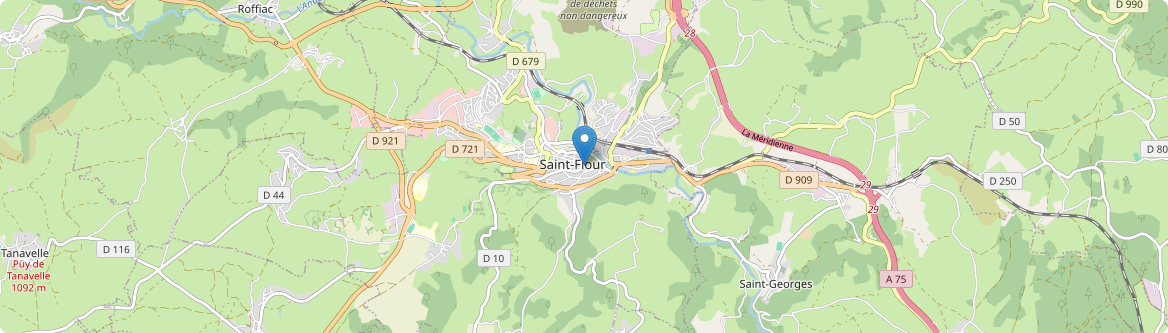 Saint-Flour - Carte