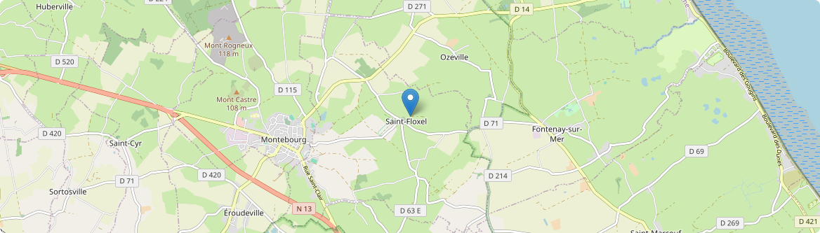 Saint-Floxel - Carte