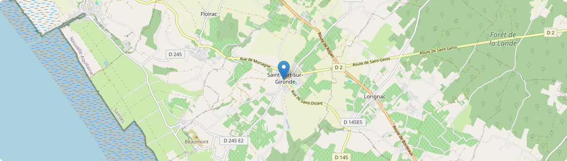 Saint-Fort-sur-Gironde - Carte