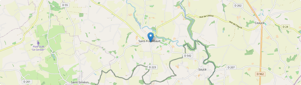 Saint-Fraimbault - Carte