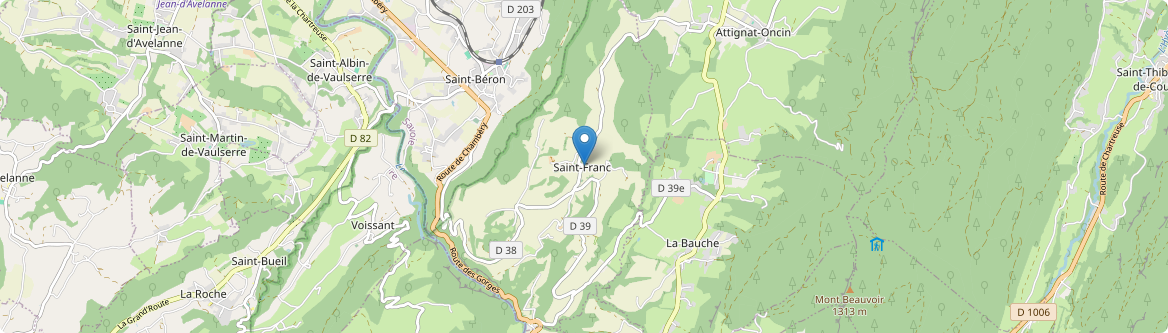 Saint-Franc - Carte