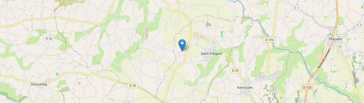 Saint-Frégant - Carte
