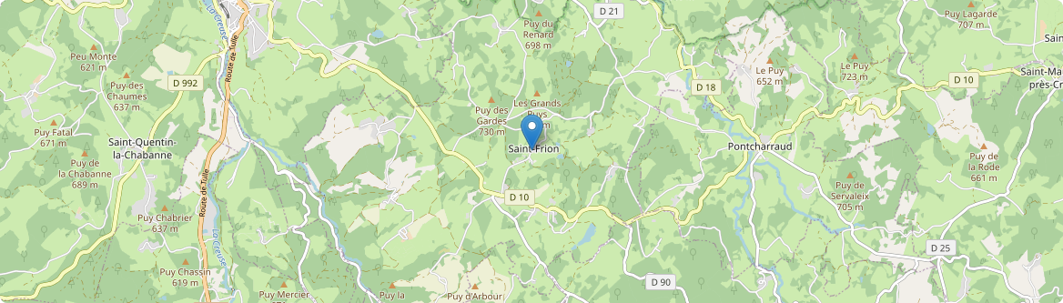 Saint-Frion - Carte