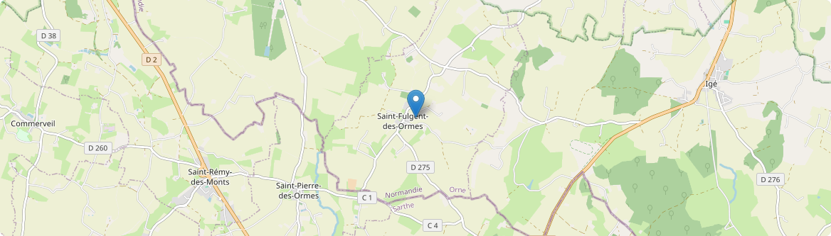 Saint-Fulgent-des-Ormes - Carte