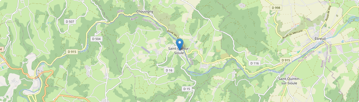 Saint-Gal-sur-Sioule - Carte