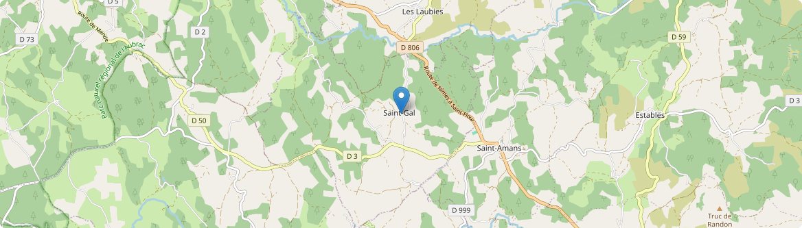 Saint-Gal - Carte