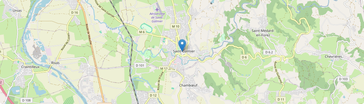 Saint-Galmier - Carte