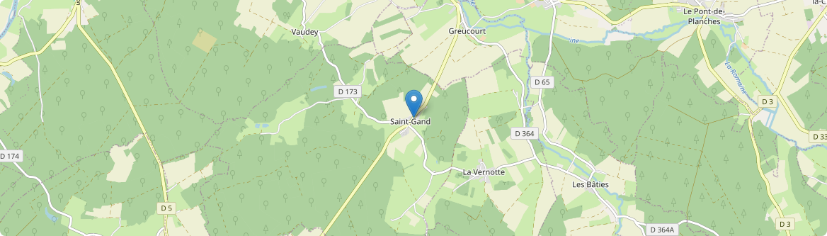Saint-Gand - Carte