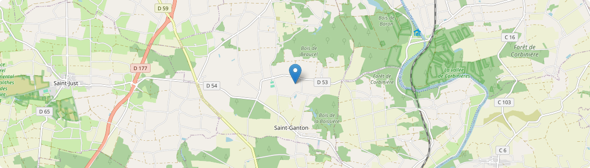 Saint-Ganton - Carte