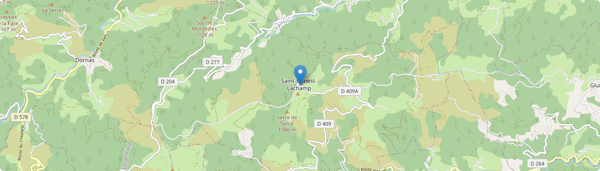 Saint-Genest-Lachamp - Carte