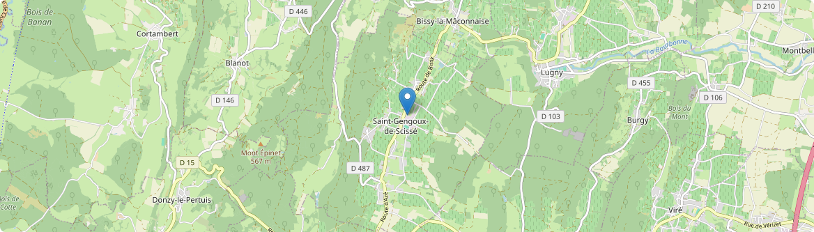 Saint-Gengoux-de-Scissé - Carte