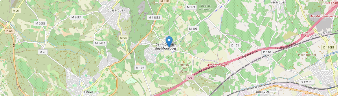 Saint-Geniès-des-Mourgues - Carte