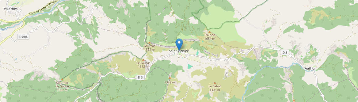 Saint-Geniez - Carte