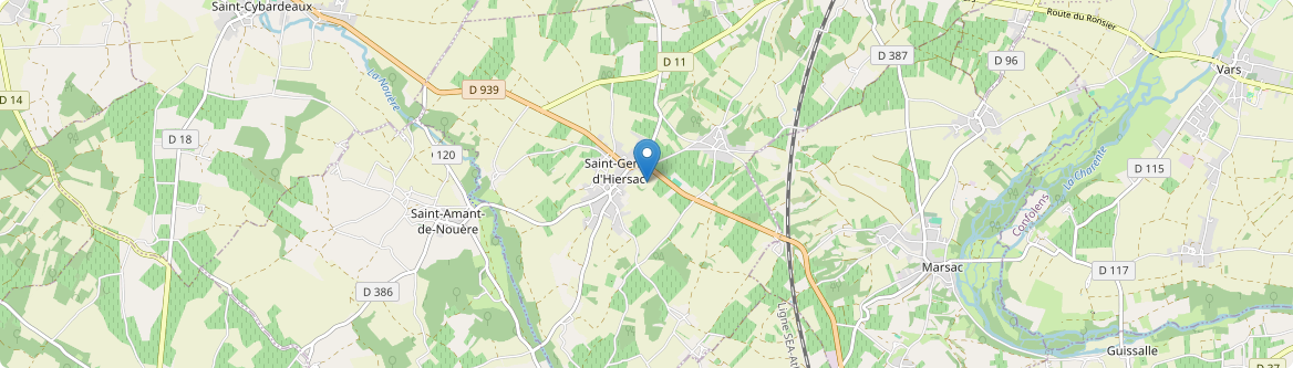 Saint-Genis-d'Hiersac - Carte